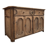Atypical 19th century oak sideboard