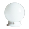 Vintage white globe lamp 60s