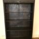 Industrial zipper cabinet in black metal