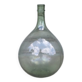 10 liter blown glass demijohn