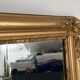 19th-century mercury mirror, in wood and gilded stucco