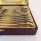 Set of 11 small vintage silver-plated metal spoons