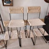 5 mulched italian chairs