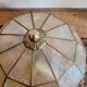 Mother-of-pearl and brass ceiling light