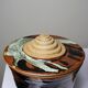 Pair of vintage 80s-90s Japanese-style stoneware pots, studio pottery, handcrafted and signed
