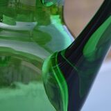 Pichet artisanal en verre vert d'Espagne