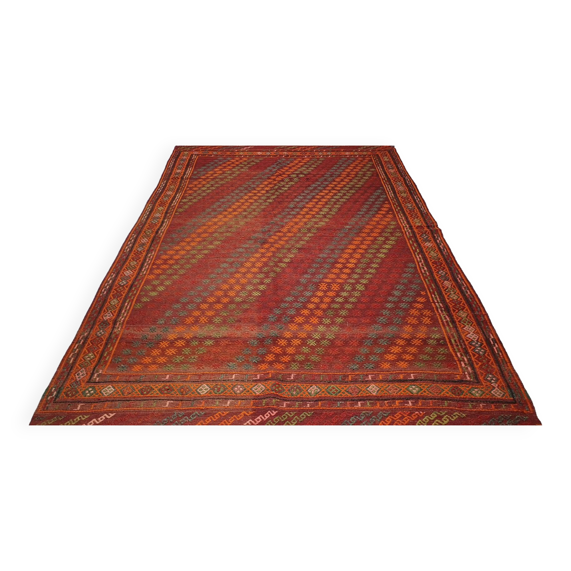 Turkish kilim rug, 292x183 cm, MYK-874
