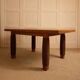 Sculptural wooden table