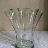 Vase « mouchoir » en verre