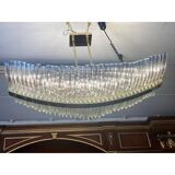 Contemporary luxury "triedro" sail chandelier