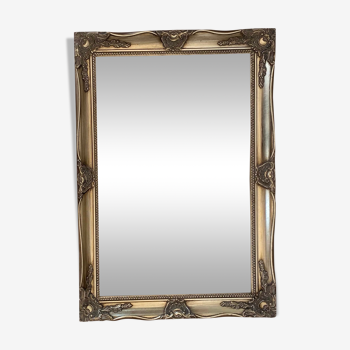 Vintage mirror golden frame - 70x50cm