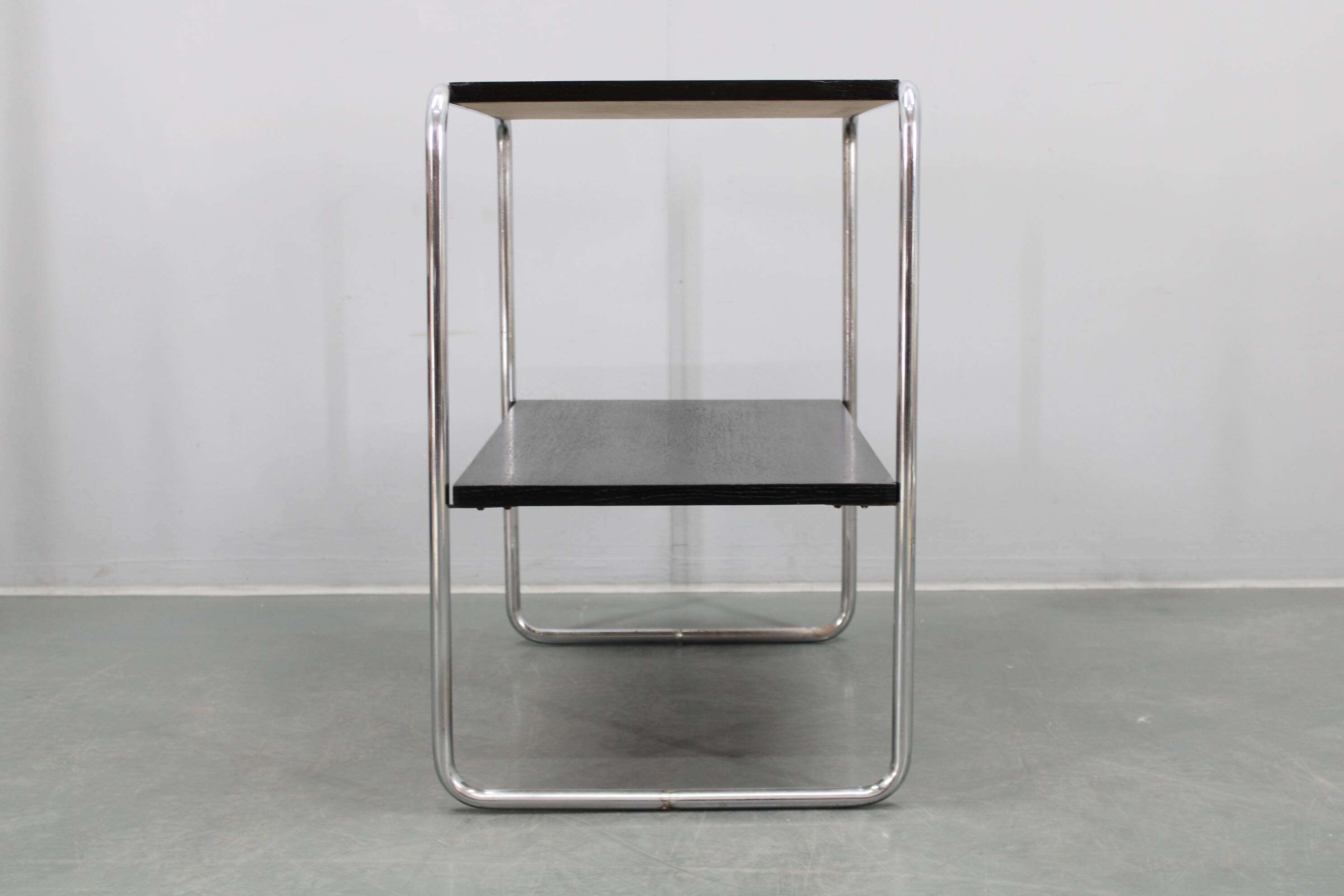 1930s Marcel Breuer Bauhaus Tubular Console Tabl , Model B12,Czechoslovakia
