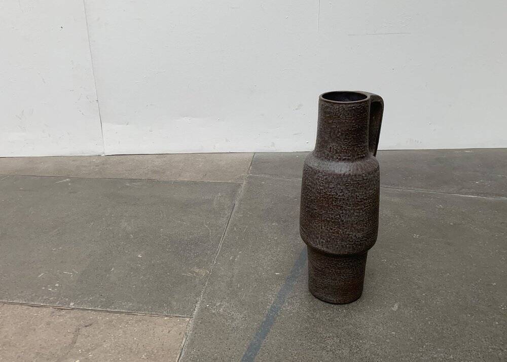 Vintage German Footed Vase in Ceramic by Karlsruher Majolika