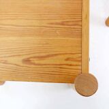 20th-Century Swedish Nightstands in Solid Pine, Set of 2