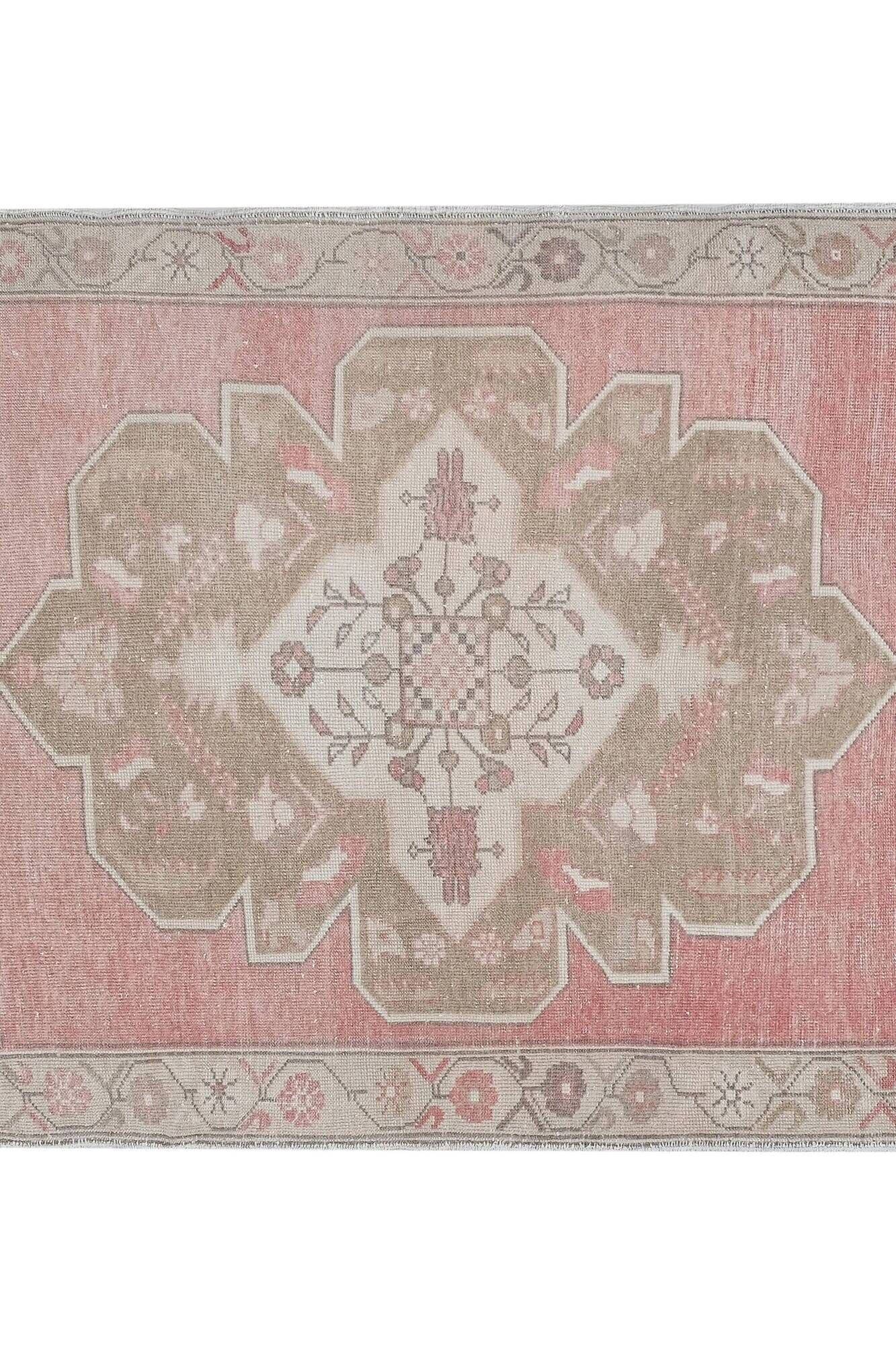 Vintage Turkish Oushak rug 138x246 cm