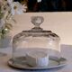 Carved crystal cheese bell