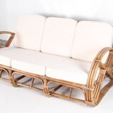 Rattan "pretzel" lounge