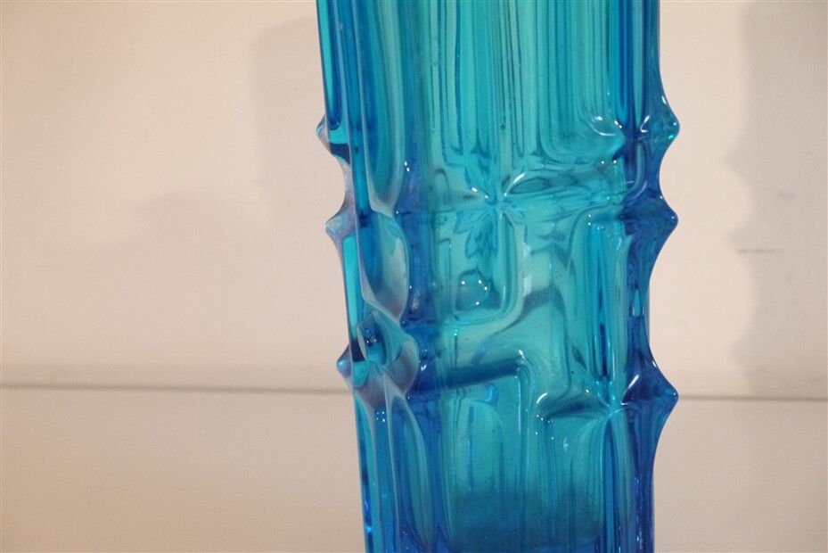 Vintage Finnish glass vase 1960