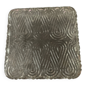 Plafonnier en verre à - motif