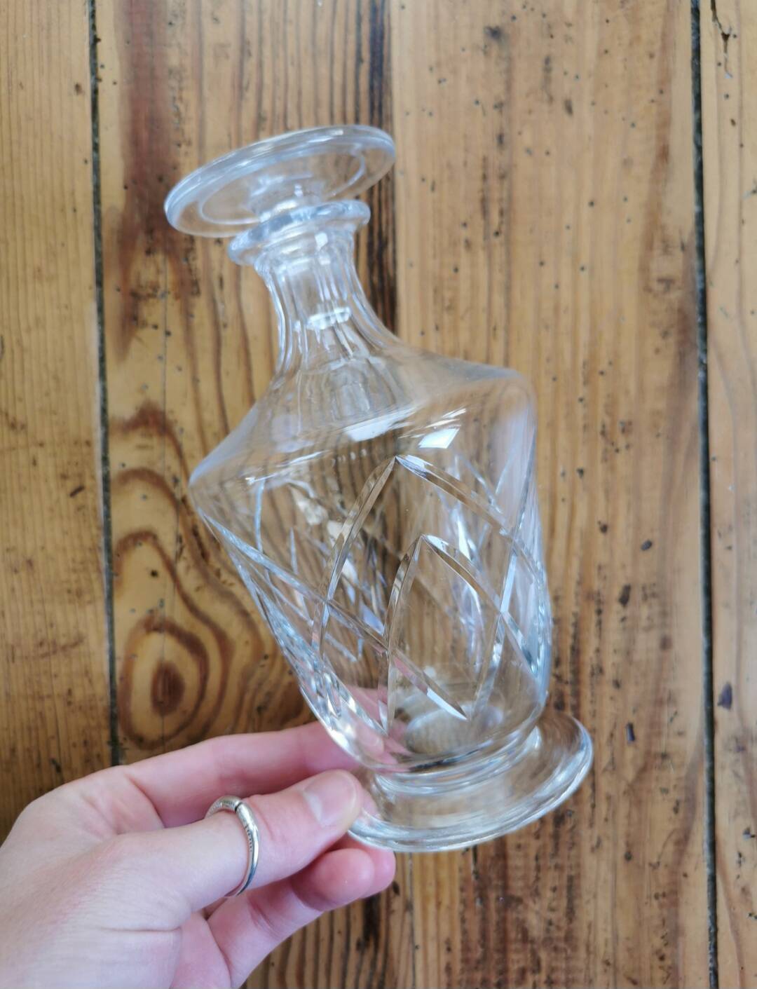 Argental crystal decanters