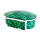 Malachite style porcelain box