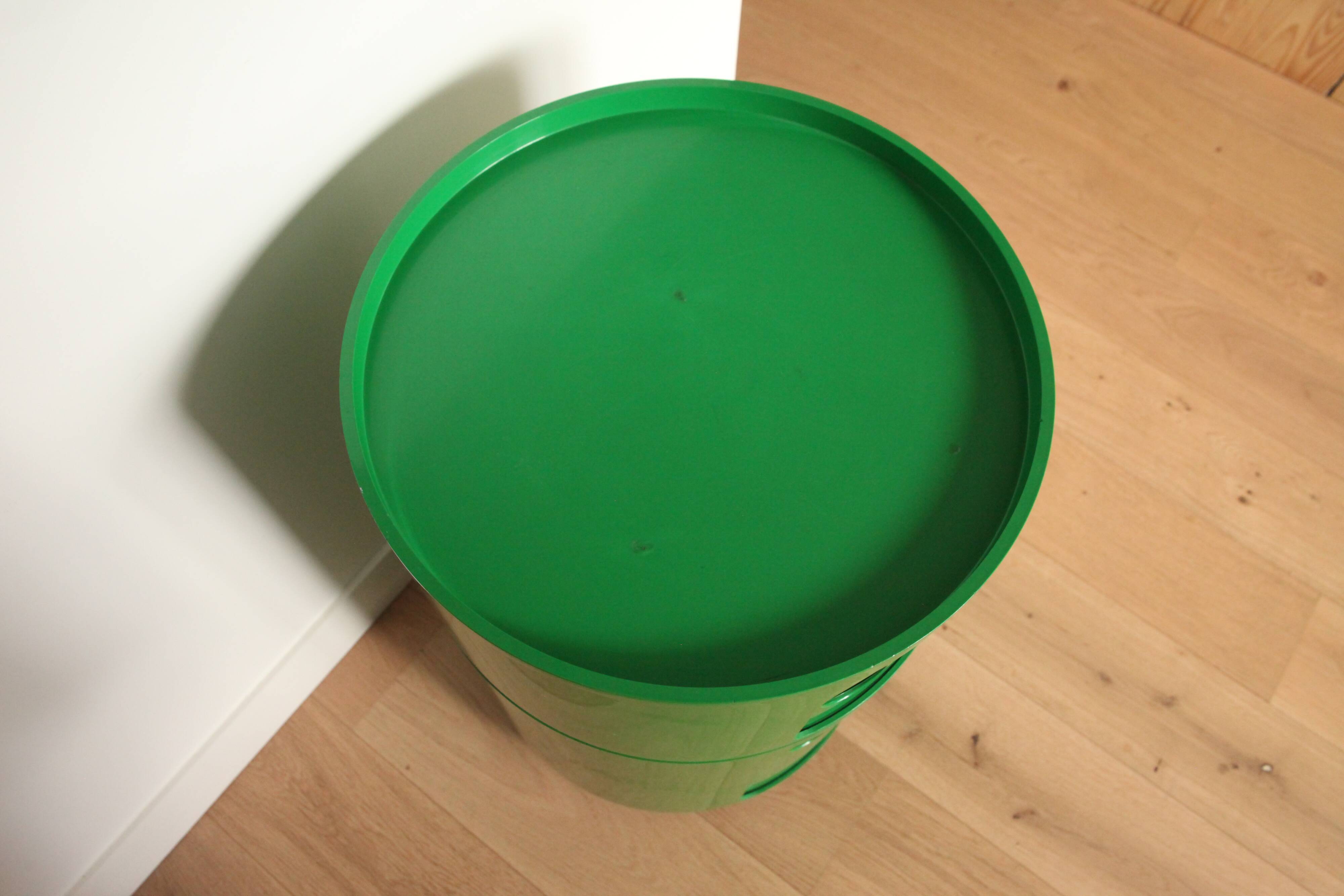 Componibili Green bedside by Anna Castelli for Kartell