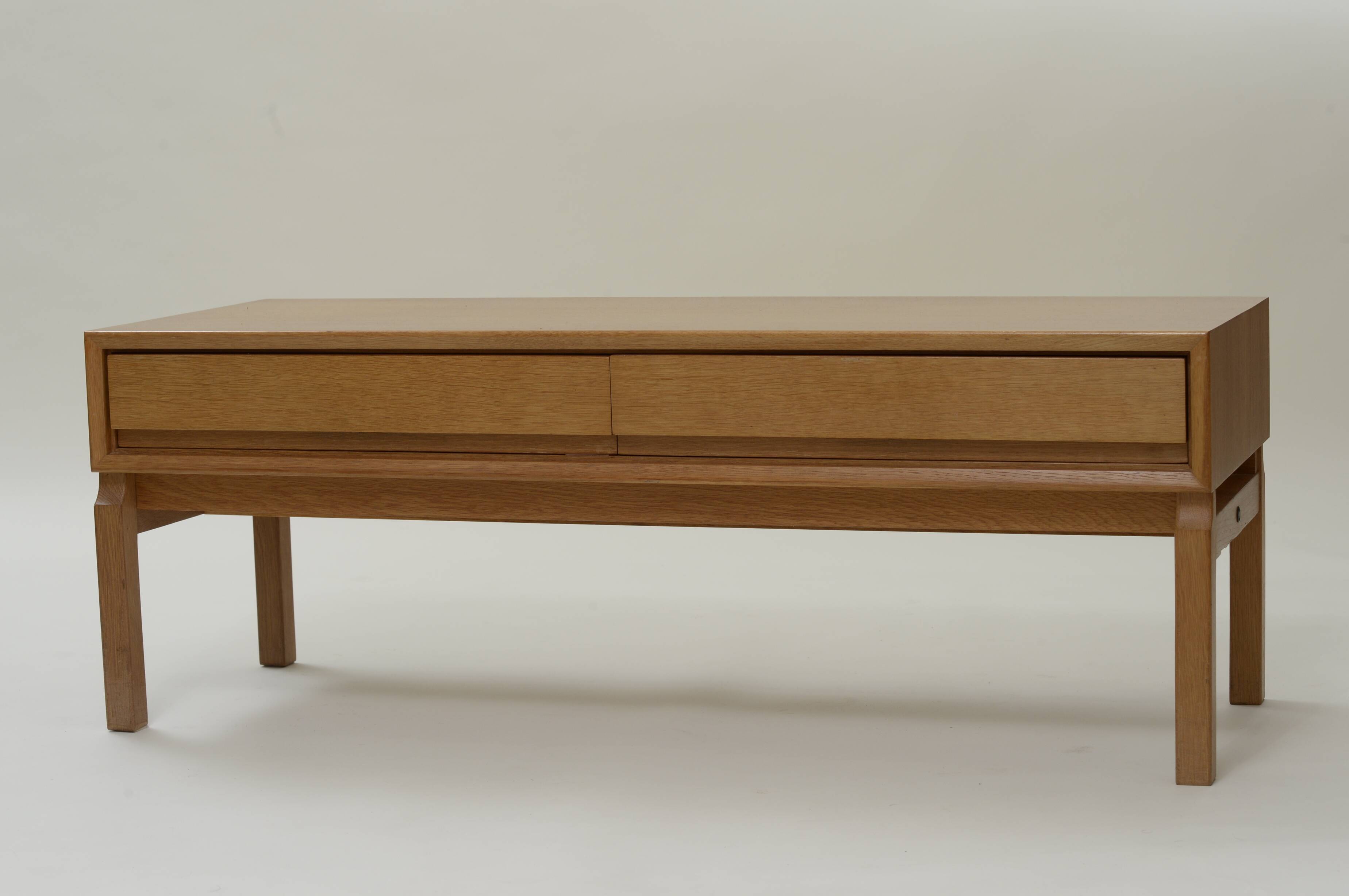 Light oak coffee table by marian grabinski ikea