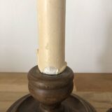 Set of two old candlestick lamps to restore