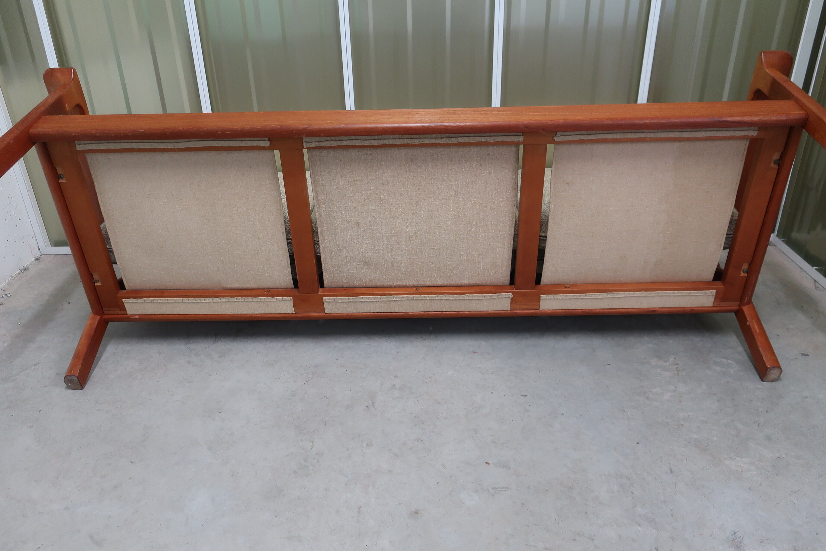 Scandinavian teak sofa from the 60s