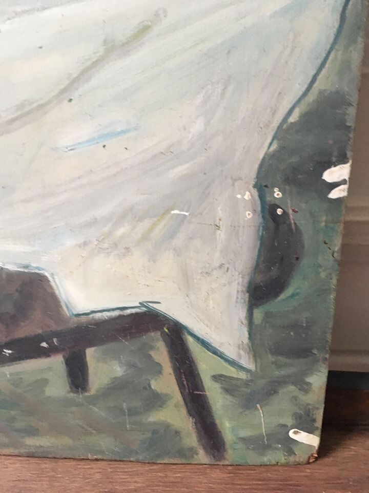 Painting old still life oil