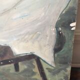 Painting old still life oil