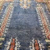 Vintage turkish silk & wool  rug ,feiner handgeknüpfter orientteppich  135x90 cm