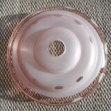 Art Deco pink glass lampshade