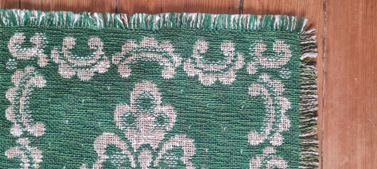 Vintage linen placemat