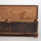 Antique long trunk painted with floral motifs (Year 1876) #1