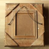 Painting by Fritz Wagner (1896-1939) - oil on wood - signed - wine tasting