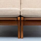 GE-375/2 Two-seater Sofa by Hans Wegner for Getama