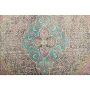 1970s Vintage Persian Handmade Wool Cotton Pink Oversized Rug 297x390