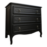 Black vintage chest of drawers