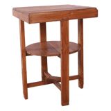 Art Deco gueridon in Burmese teak