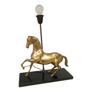 Lampe à poser cheval