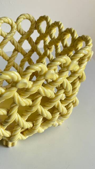 Vintage Braided Cache-Pot