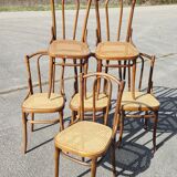Set of 6 Bistro Chairs No. 56 Thonet