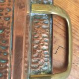 Old brass tray