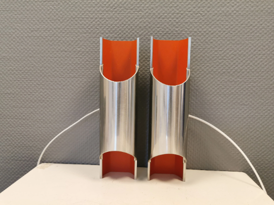 Set of Pandean wall lights by Bent Karlby for LYFA, Denmark 1970