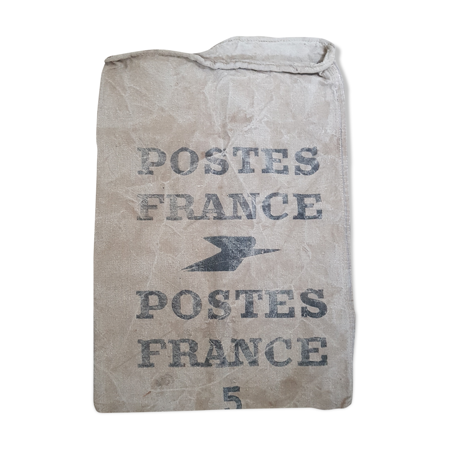 Old cotton postbag