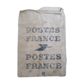 Sac postal coton ancien