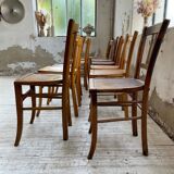 Set 11 Baumann bistro chairs