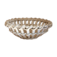 White braided porcelain dish