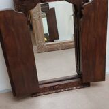 Antique mirror with door